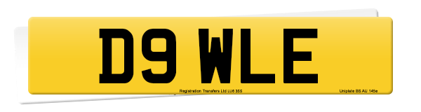 Registration number D9 WLE